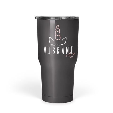 Vibrant AF Unicorn Stainless Steel Tumbler