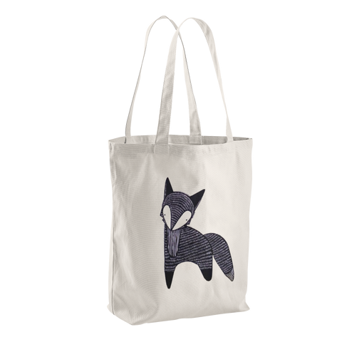 Canvas Fox Tote