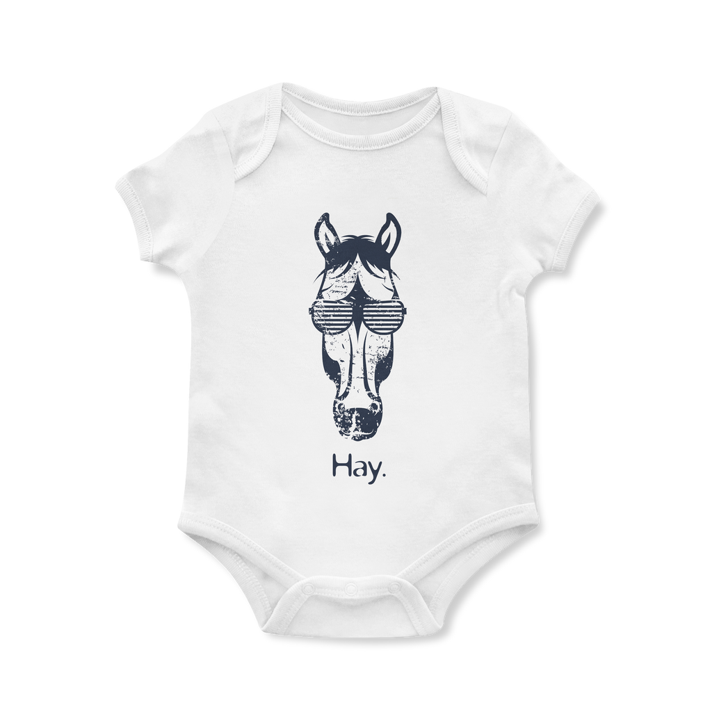 Horse "Hay" Baby Onesie