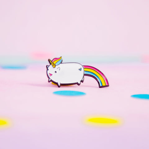 Lucky Rainbow Unicorn Pin