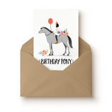 Birthday Pony Card