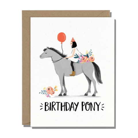 Birthday Pony Card