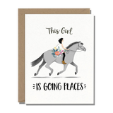 Going Places Horse Greeting Card