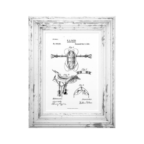 Saddle Patent Print