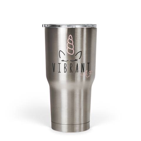Vibrant AF Unicorn Stainless Steel Tumbler