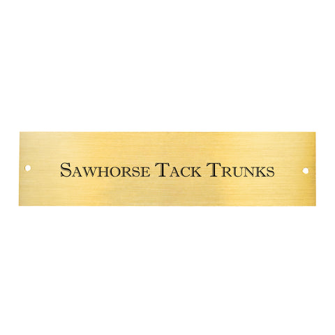 Engraved Trunk Nameplate