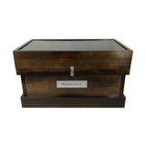 Stained "A Circuit" Tack Trunk