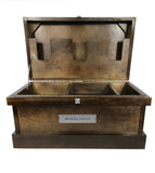 Stained "A Circuit" Tack Trunk